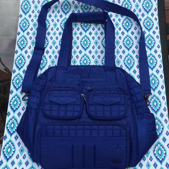 Lug Handbags - NWOT Lug puddle jumper bag travel gym  cobalt blue